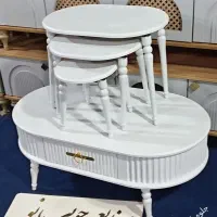 مدل بیضی زیبا جلو مبلی عسلی کد 111 وکیوم ضدخش|مبلمان خانگی و میز عسلی|قم, قلعه کامکار|دیوار