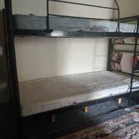 تخت دوطبقه فلزی|تخت و سرویس خواب|ایذه, |دیوار