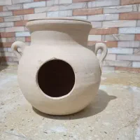 لانه سفالی کوتوله و طوطی برزیلی،،قفس پران