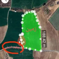 4هکتار زمین کشاورزی بارانی ثابت