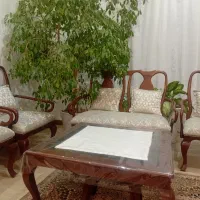 مبلمان ۶ نفره چپندر  تمام چوب|مبلمان خانگی و میز عسلی|تهران, آبشار تهران (دریاچه)|دیوار