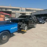 امداد خودرو یدک کش و چرخگیر خودرو بر جرثقیل یقطین.