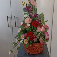 سبدگل مصنوعی تمیزمرتب