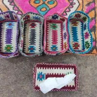 جادستمال کاغذی گلیمی|گلیم، جاجیم، گبه|یاسوج, |دیوار