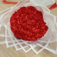 دسته گل روبانی هجده شاخه|گل مصنوعی|تهران, شهران جنوبی|دیوار