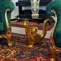 میز و عسلی جلو مبلی طلایی|مبلمان خانگی و میز عسلی|اندیشه, اندیشه فاز ۱|دیوار