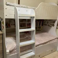 تخت دوطبقه نوجوان ممبران سفید