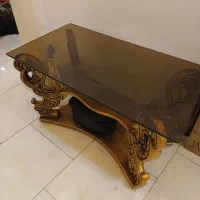 میز جلوی مبل شیشه ایی