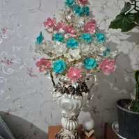 گل مصنوعی باغ گلدان