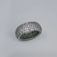 انگشتر نقره نگین کوب
