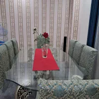 نهارخوری هشت نفره و مبل استیل کار دست