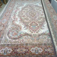 جفت ۱۲متری فرش موج مهر ۶۰رج دستباف تبریز ۹۰٪ابریشم