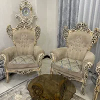 مبل ۹ نفره سلطنتی|مبلمان خانگی و میز عسلی|نسیم‌شهر, |دیوار