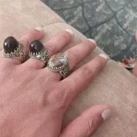 انگشتر عقیق سیاه