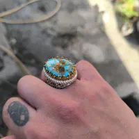 انگشتر فیروزه نیشابوری|جواهرات|نقده, |دیوار