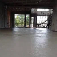 فوم بتن به همراه کروم بندی با تراز لیزری