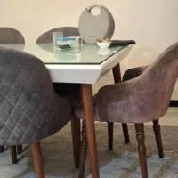 نهارخوری 6نفره|میز و صندلی غذاخوری|گرمدره, |دیوار