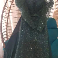 لباس مجلسی سبز تیره سایز ۳۸|لباس|تهران, دهکده المپیک|دیوار