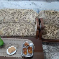 مبل ۸ نفره تمام چوب راش|مبلمان خانگی و میز عسلی|گلپایگان, |دیوار