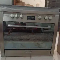اجاق گاز فر دار سوپر تکنو دو موتوره تایمر دار