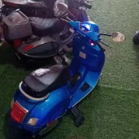 موتور شارژی وسپا ابی کاربنی