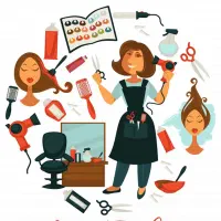 شاگرد آرایشگاه زنانه