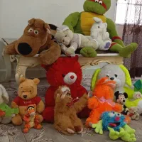 21عدد عروسک بزرگ و کوچک|اسباببازی|کبودرآهنگ, |دیوار