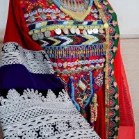 لباس سنتی  مخمل  زیبا