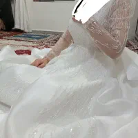 لباس عروس و تور سر کاملا تازه و نو|لباس|تبریز, |دیوار