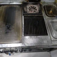 فر ساندویچ 5 کاره ، گاز صنعتی فست فود ، گریل