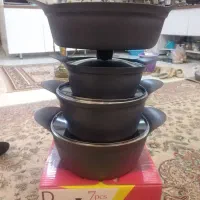 سرویس قابلمه چدن گرانیت