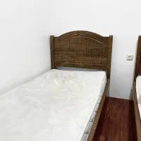 تخت خواب تک نفره همراه با تشک (۲عدد)