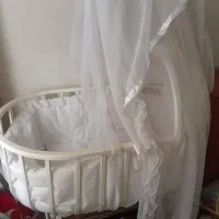 گهواره ثابت و متحرک کودک مناسب نوازد تا ۱ونیم سال