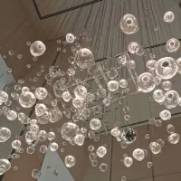 لوستر ویلایی لابی بزرگ ریزشی مدرن