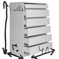 کمد لباس|جاکفشی، کمد، دراور|تنکابن, |دیوار