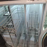 سبد سوپری و سطل زباله ریلی آشپزخانه