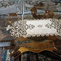 جلو مبلی و عسلی  چوب گردو
