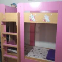 تخت دوطبقه نوجوان در حد نو