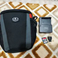 کیف دوربین شارژر کنون مموری کارت حافظه ۱۶گیگcanon