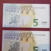 اسکناس کلکسیونی ۵ یورویی|کلکسیون سکه، تمبر، اسکناس|رشت, رودبارتان|دیوار