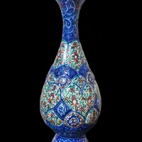 گلدان میناکاری دست‌ساز|صنایع دستی و سایر لوازم تزئینی|کردکوی, |دیوار