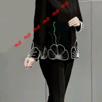 کت شلوار مجلسی مرویجت جواهردوزی دست دوز سایزبزرگ