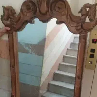 آیینه دیواری چوبی