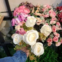 گل بوته ای|گل مصنوعی|آفتاب, |دیوار