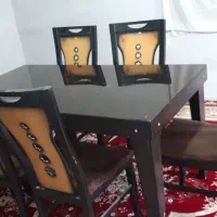 میز نهار خوری و۶ عدد صندلی