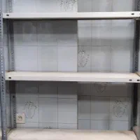 قفسه فلزی فروشگاهی سفید رنگ|فروشگاه و مغازه|لاهیجان, فیاض|دیوار