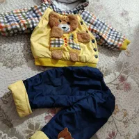 کاپشن و شلوار بچگانه