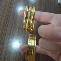 النگوی آینه ای طلا روس