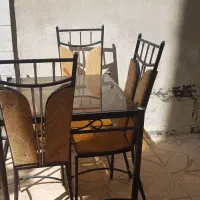 میز نهارخوری چهار نفری|میز و صندلی غذاخوری|اسلامشهر, شهرک مهدیه|دیوار