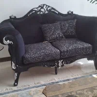 مبل 7 نفره مدل نیلوفر همراه با میز نهار خوری